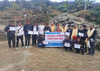 जुविङमा विलिडङ इलेक्ट्रीसियन सम्बन्धी तालिम सकियो, कोटा भन्दा बढीको सहभागिता