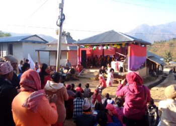 ताप्लि गाउँपालिकामा खृष्टमसको शुभकामना आदनप्रदान