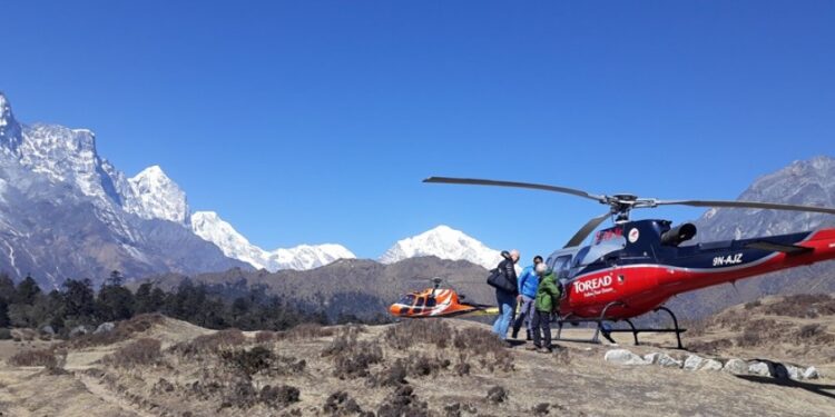 व्यवसायिक हेलीकप्टर उडानमा रोक लगाउने निकुञ्जको निर्णय प्रति गाउँपालिकाको सहमति