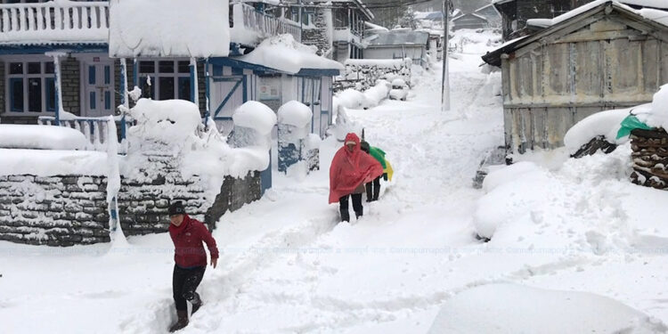 भोलि र पर्सि भारी हिमपातको सम्भावना, देशैभर चिसो बढ्ने