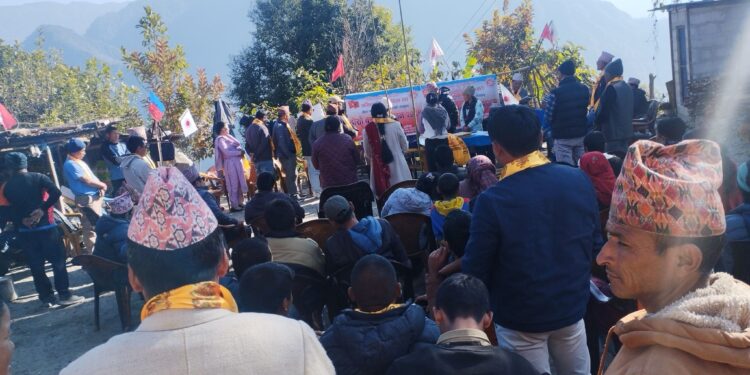 सोताङ गाउँपालिकामा एमालेले वडा अधिवेशनलाई तिव्रता दिदै