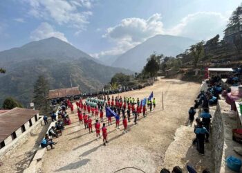 महाकुलुङमा चौथो राष्ट्रपति रनिङ शिल्ड प्रतियोगिता सुरु