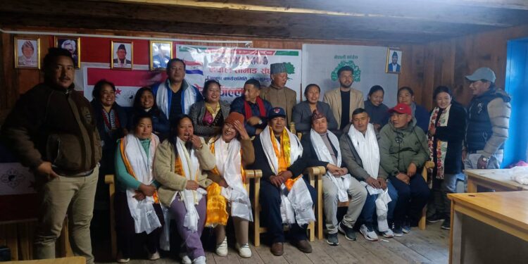 नेपाल तामाङ सङ्घ सोलुखुम्बुको दोस्रो जिल्ला अधिवेशन सम्पन्न, सभापतिमा धर्म बहादुर तामाङ चयन