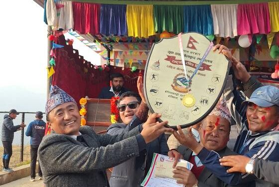 केपिलासगढी गाउँपालिकाको राष्ट्रपति रनिङ शिल्डको उपाधि पृथ्वी माविले उचाल्यो