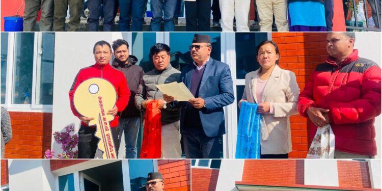 नेचासल्यानको प्रशासकिय भवन हस्तान्तरण, आउँदो फागुन ७ गते उदघाटन गरिने