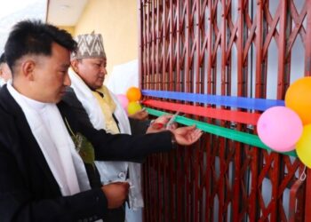 अध्यक्ष बस्नेतले गरे खोप खर्कमा स्वास्थ्य चौकी भवनको उद्घाटन