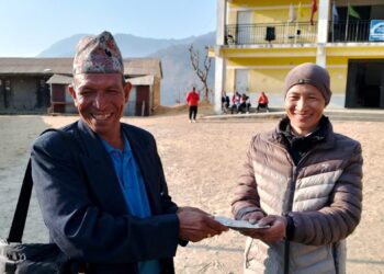 थर्पुडाँडा माविका पूर्व शिक्षक निरौलाले गरे पेन्सन मार्फत अक्षयकोष स्थापना