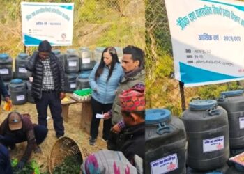 कृषि ज्ञान केन्द्रद्धारा सोताङमा जैविक तथा वनस्पतिक विषादी प्रयोग विस्तार कार्यक्रम