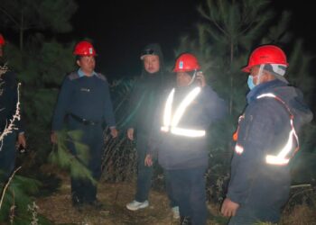 बुङ पोल्दा सल्किएको आगो साँझ पूर्ण नियन्त्रणमा