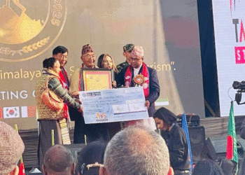 आरोही कान्छा शेर्पालाई एभरेष्ट टुरिजम लाइफटाइम एचिभमेन्ट अवार्ड