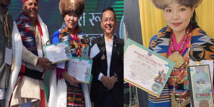हिमालयन एथ्निक गायन प्रतियोगिता २०२४ मा फुटी शेर्पाको उत्कृष्ट प्रदर्शन