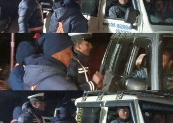 हिमपात सुरु भएसँगै सोलु प्रहरीले गर्याे “चालक सँग २ मिनेट कार्यक्रम”