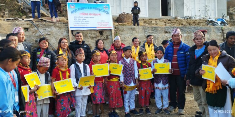 महाकुलुङ गाउँपालिका ४ मा सकियो चार लक्षित बर्ग कार्यक्रम