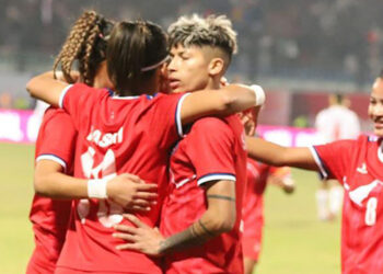 पहिलो हाफ : नेपाल र म्यानमार २/२ गोलको बराबरीमा