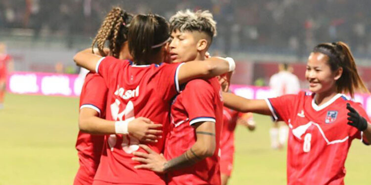 पहिलो हाफ : नेपाल र म्यानमार २/२ गोलको बराबरीमा