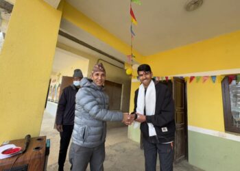 जन जागृति माविद्धारा अन्तर्राष्ट्रिय विकेएसपी कप एथलेटिक्समा कास्य पदक जितेका बस्नेत सम्मानित