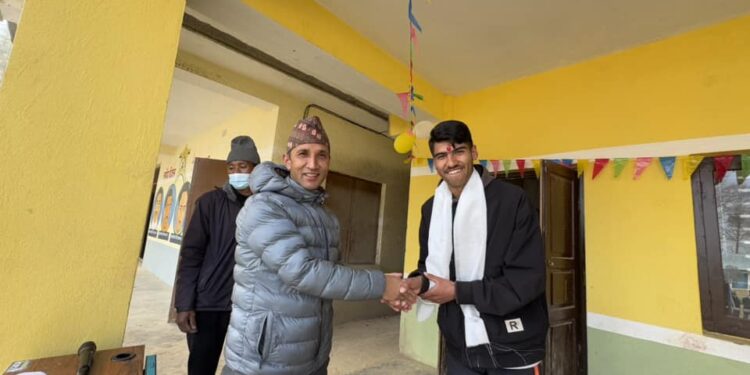 जन जागृति माविद्धारा अन्तर्राष्ट्रिय विकेएसपी कप एथलेटिक्समा कास्य पदक जितेका बस्नेत सम्मानित