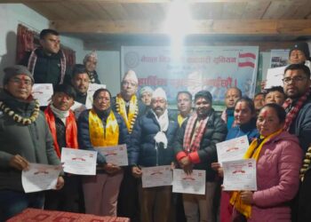 कर्मचारी युनियन सोलुको अध्यक्षमा केशव ढुंगाना, १८ सदस्यीय कार्यसमिति सर्वसम्मत