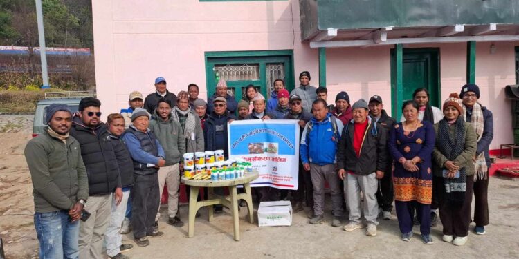 सोलुखुम्बुका २१ कृषकलाई किवी बगैँचा सुधार्ने तालिम 