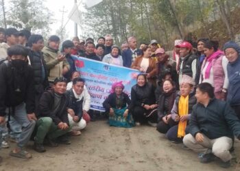 नेकपा एमाले सोलुखुम्बुको ‘जरा केन्द्रित’ अभियान महाकुलुङमा