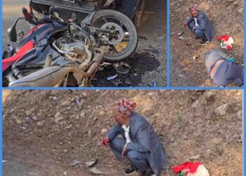 खोटाङको नुनथलामा दुर्घटना, मोटरसाइकलमा सवार २ घाइते 