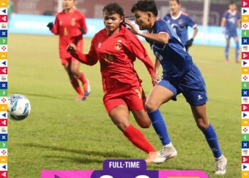 नेपाली महिला फुटबलको उपाधि सपना अधुरै