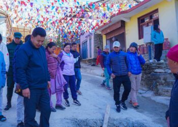 दोर्पुबजारमा ढलान कार्य तीब्र गतिमा, यस्तो छ अहिलेसम्मको प्रगति …।