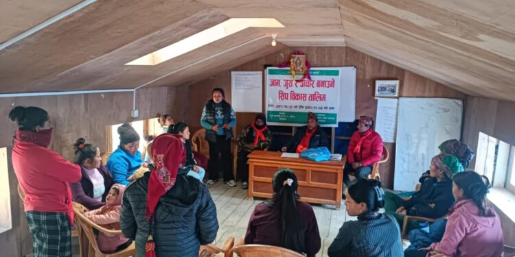 माप्य दुधकोशी गाउँपालिका १ मा जाम, जुस तथा अचार बनाउने तालिम