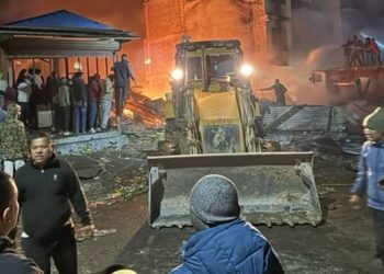 हलेसी आगलगी : ३ घरमा क्षती, १ करोड बढीको नोक्सानी