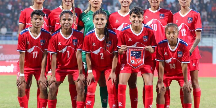 अन्तर्राष्ट्रिय महिला फुटबल च्याम्पियनसिपमा आज नेपालले म्यानमारसँग खेल्दै