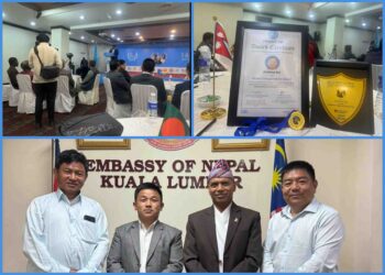 मलेसियामा महाकुलुङ २ र ५ का वडा अध्यक्ष“ग्लोबल चेन्जमेकर अवार्ड”बाट  सम्मानित