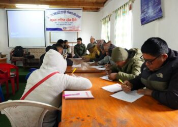 सोलुमा जिल्लास्तर उन्नत प्रविधि तथा कृषि यान्त्रिकरण मर्मत सम्बन्धी तीन दिने तालिम सुरु