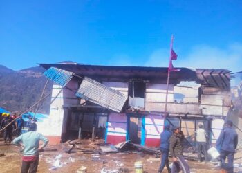 लिखुपिकेमा लागेको आगो नियन्त्रणमा