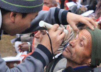 सोलुखुम्बुमा मोतियाबिन्दु छनौट शिविर जारी, हाल सम्म ५३ जना बिरामी भेटिए