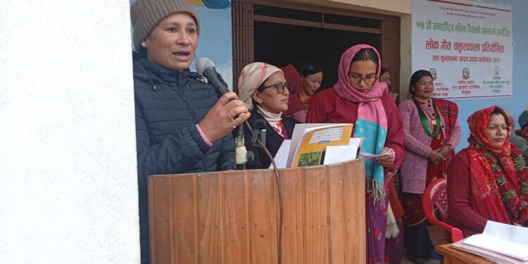 माप्य दुधकोशी गाउँपालिकाले मनायो अन्तराष्ट्रिय नारी दिवस