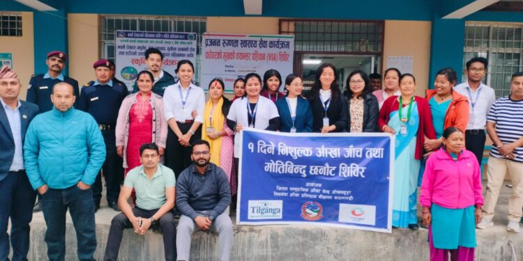 चिशंखुगढी गाउँपालिकामा ३० जना मोतियाविन्दुका बिरामी भेटिए