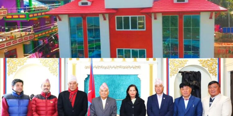 राष्ट्रिपति पौडेलद्धारा नेचासल्यानको प्रशासकीय भवन उद्घाटन गरिने