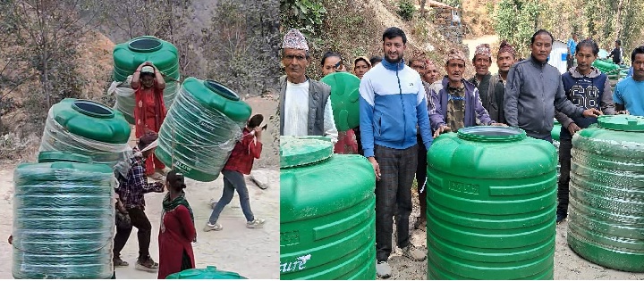 रावाबेसी दुबेकोलका ५० घरलाई हिलट्याङ्की  