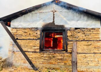 खोरियामा आगलागीबाट एक घर जलेर नष्ट