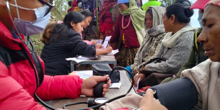 नेचासल्यानमा ७ दिवसिय निःशुल्क आ.म.श. उपचार शिविर सुरु