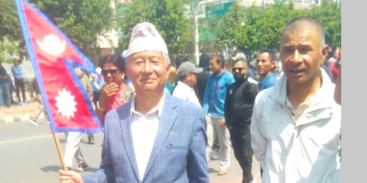 रास्वपा खोटाङका नेता तीनकुनेको हिंसात्मक प्रदर्शनमा पक्राउ