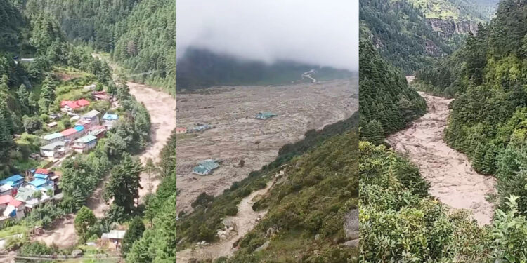 थामेमा आएको बाढीसम्बन्धी अध्ययन प्रतिवेदन सार्वजनिक, विपतको जोखिम कायमै