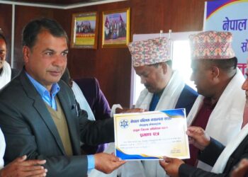 सोलुखुम्बु –ओखलढुंगा नेपाल पब्लिक क्याम्पस संघको अध्यक्षमा उद्धव कुमार शर्मा चयन