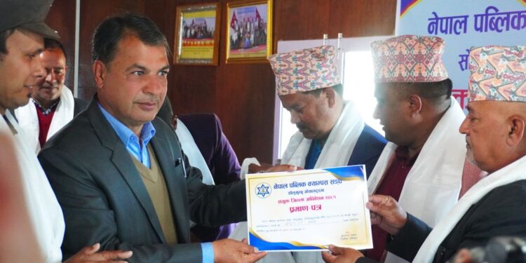 सोलुखुम्बु –ओखलढुंगा नेपाल पब्लिक क्याम्पस संघको अध्यक्षमा उद्धव कुमार शर्मा चयन