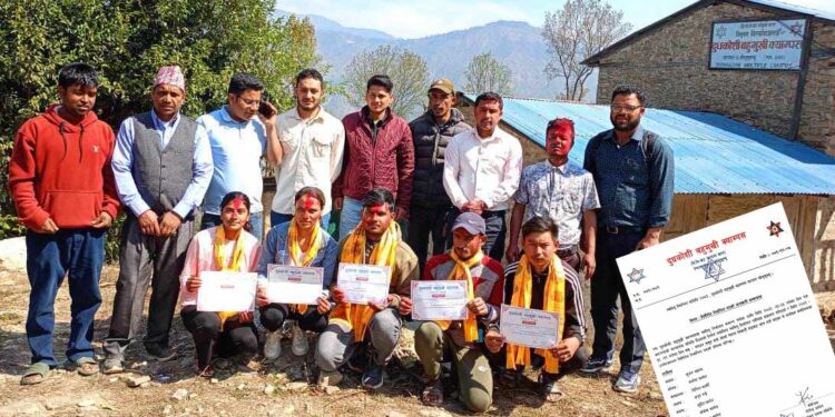 दुधकोशी क्याम्पसकाे स्ववियु समितीमा नेविसंघकाे प्यानलै निर्वाचीत