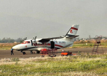 समिट एअरको जहाज उड्नेबित्तिकै रामेछाप विमानस्थलमा अवतरण