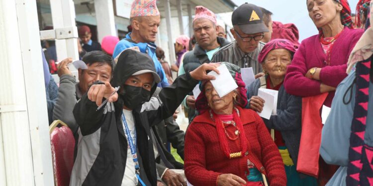 माप्यमा दुई दिने स्वास्थ्य शिविर, ९ सय ८७ जनाले लिए सेवा