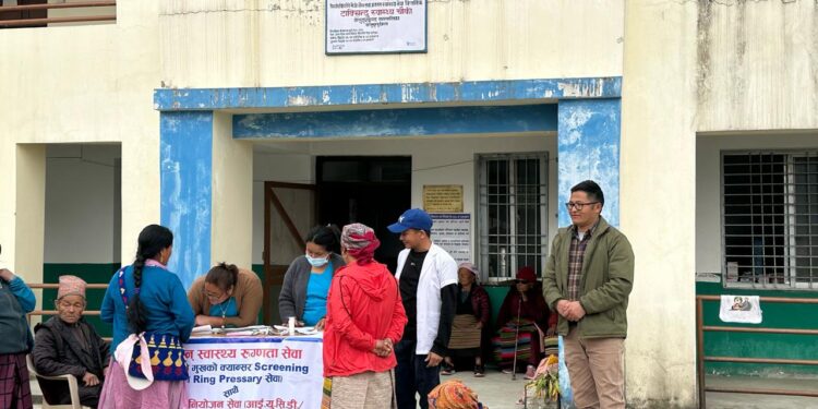 स्वास्थ्य चौकी टाक्सिन्दुबाट ५१ जनाले लिए स्वास्थ्य सेवा