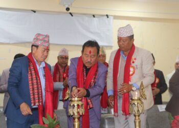 दिप्रुङमा साहित्यक कार्यक्रमको नेपाल प्रज्ञा प्रतिष्ठानका कुलपति राईद्धारा उद्धघाटन