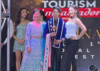 ‘मोडल टुरिजम एम्बेष्टर वल्र्ड–२०२५’ को उपाधि सम्भव राउतलाई